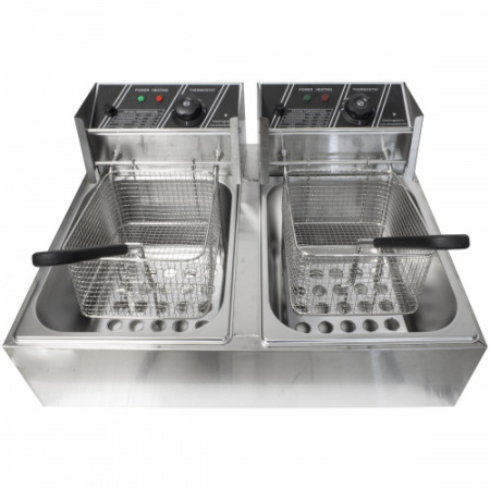 Фритюрница 580x440x310мм, 2 гастроемкости по 6л, 22997 фото  в интернет-магазине Санкомп