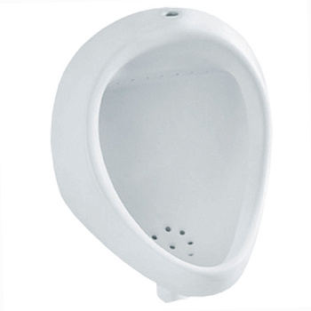 Писсуар настенный, вход НАРУЖНЫЙ, выход ВЕРТИКАЛЬНЫЙ (305х360х470) с сифоном фото  в интернет-магазине Санкомп