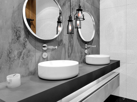 Кран настенный скрытого монтажа с литым изливом СЕНСОРНЫЙ, 25124 фото  в интернет-магазине Санкомп