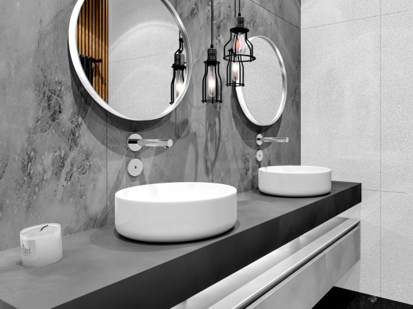 Кран настенный скрытого монтажа с литым изливом СЕНСОРНЫЙ, 25124 фото  в интернет-магазине Санкомп