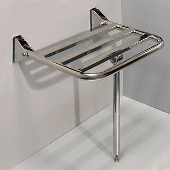 Сидение настенное складное из нержавеющей стали, 18518 фото  в интернет-магазине Санкомп