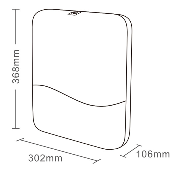 Диспенсер для листовых полотенец тип сложения полотенец-Z (вмещает 3 пачки) БЕЛЫЙ, 24714 фото  в интернет-магазине Санкомп