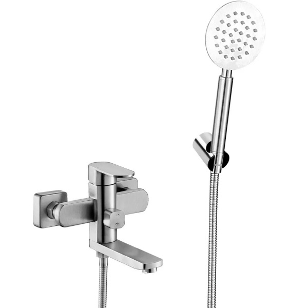 Смеситель нержавеющая сталь для ванны средний излив 229 мм, 23794 фото  в интернет-магазине Санкомп