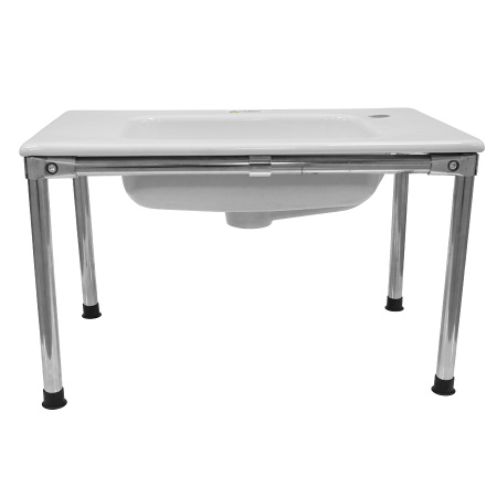 Ванна ножная керамическая с прямым дном (360х600х160) на каркасе высота 350 мм, 26910 фото  в интернет-магазине Санкомп