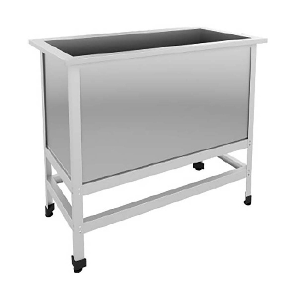 Ванна моечная (котломойка) AISI 430-0,8мм, емкость 1000х470х500, каркас оцинкованный, 1100х600х870 фото  в интернет-магазине Санкомп