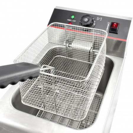 Фритюрница 290х520х420мм, 12л с краном, 23005 фото  в интернет-магазине Санкомп