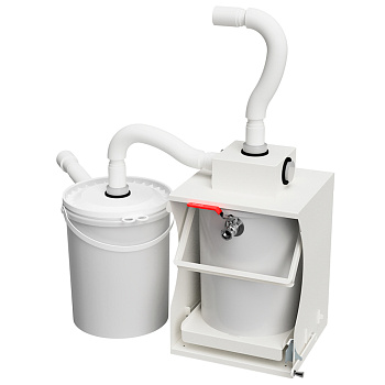 Гипсоотстойник двойной пластиковый с крышкой по 18 литров, 24335 фото  в интернет-магазине Санкомп