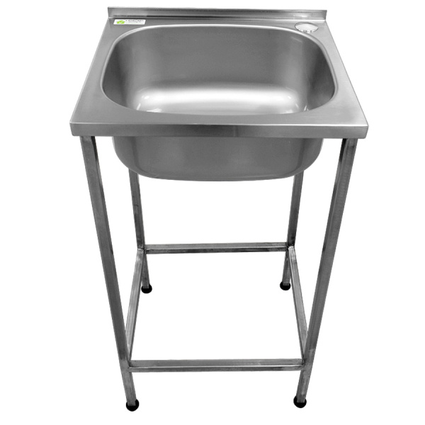 Умывальник медицинский из нержавеющей стали AISI 304 на каркасе AISI 430, 470х410х870 мм, 24775 фото  в интернет-магазине Санкомп