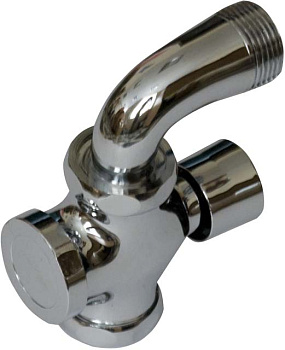 Кран смывной наружного монтажа СВЕРХУ Ду25 внутренняя резьба, выход Ду 25 наружная резьба В СТЕНУ фото в интернет-магазине СанКомп www.sancomp.ru