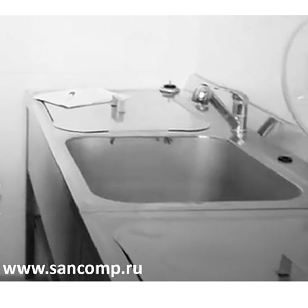 Мойка для эндоскопов 2 секции в комплекте насос, дозатор, два смесителя и крышкой для мойки, 15388  фото  в интернет-магазине Санкомп