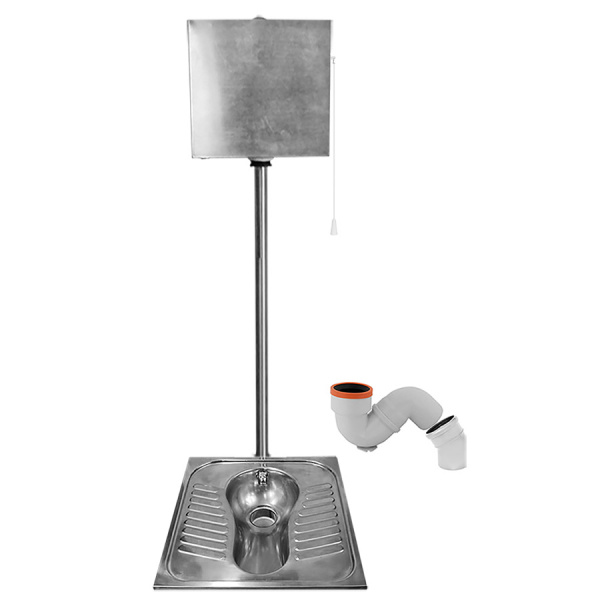 Чаша Генуя НЕРЖАВЕЙКА 700х700х220, с УНИВЕРСАЛЬНЫМ БАЧКОМ НЕРЖАВЕЙКА, сифон УНИВЕРСАЛЬНЫЙ, 25438 фото  в интернет-магазине Санкомп